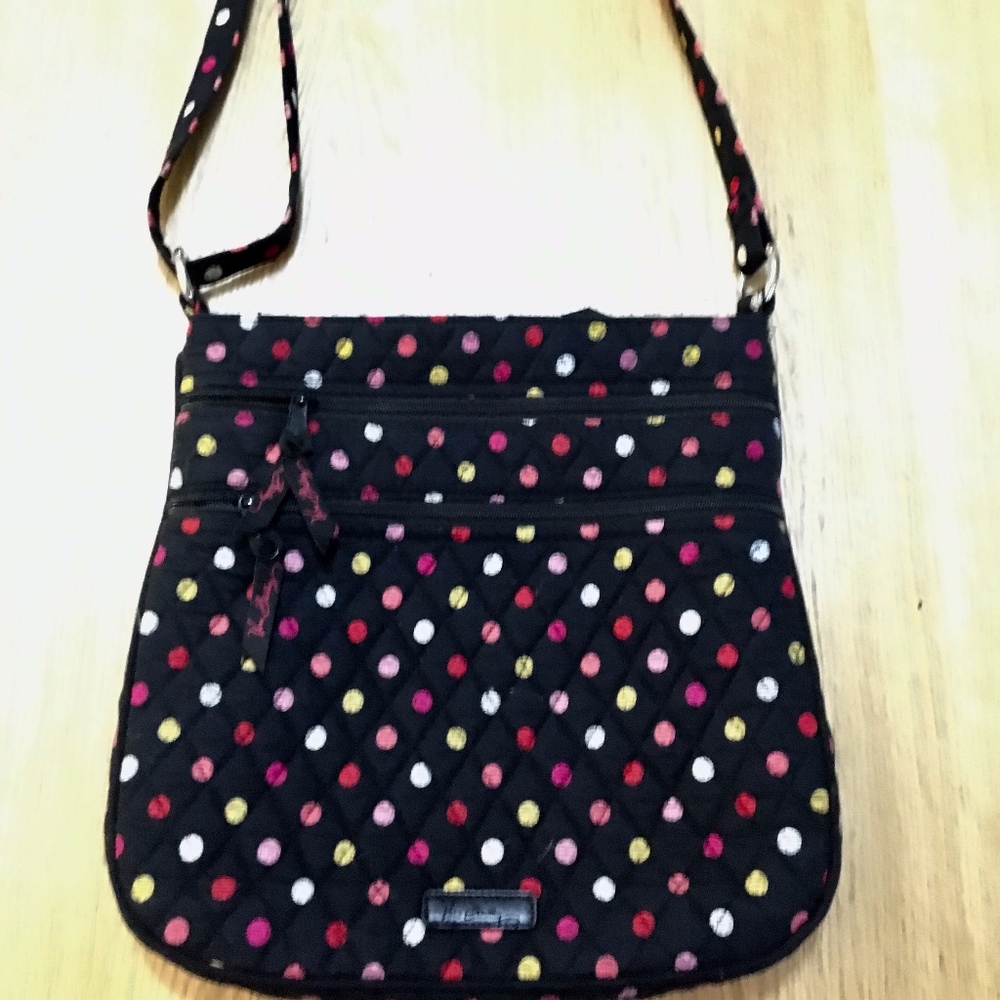 VERA BRADLEY Havana Dots Triple Zip Hipster